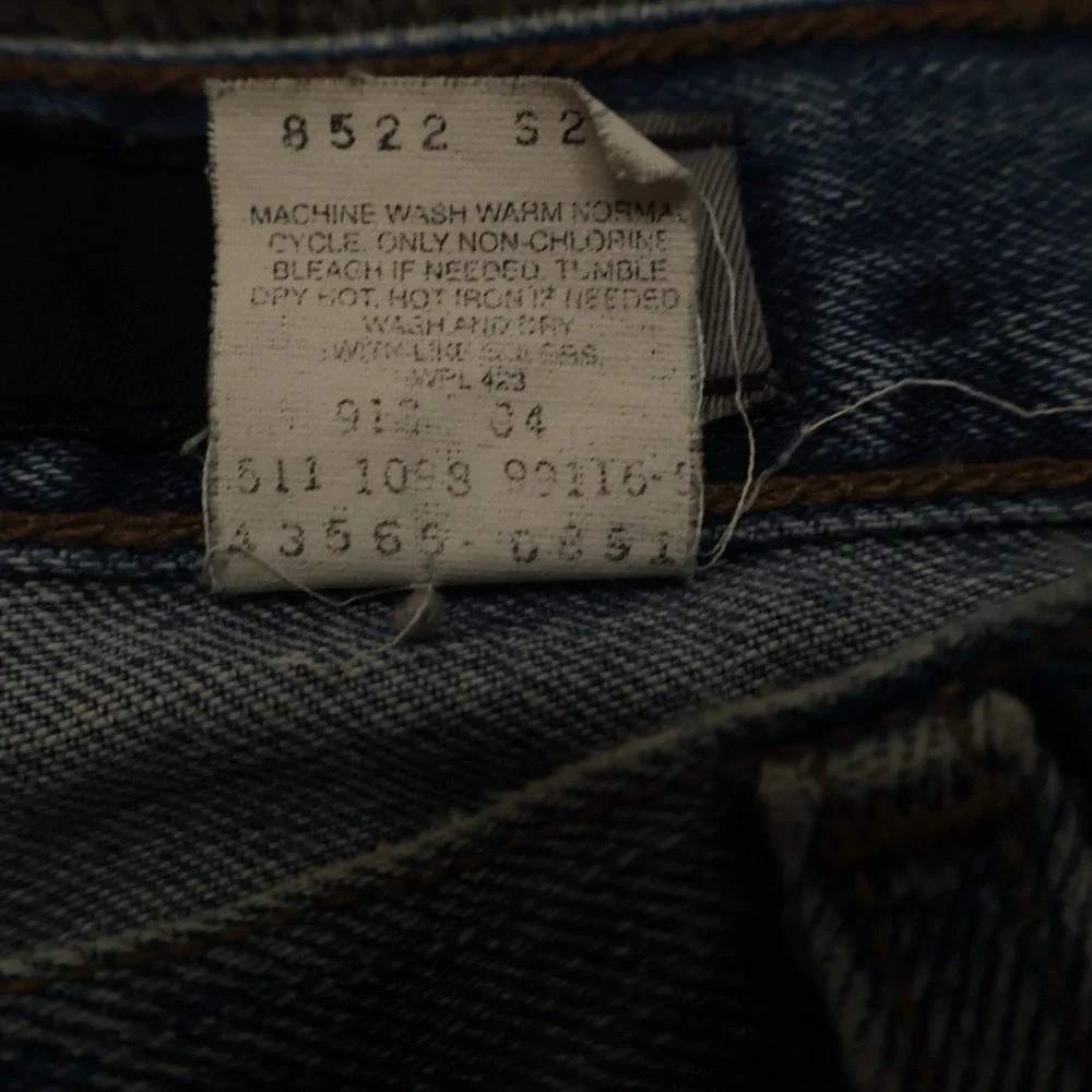 Levis silverTab LOOSE Vintage Denim Blue Jeans Men's 33x32 Made in USA 90s Y2K